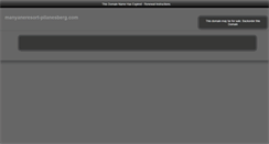Desktop Screenshot of manyaneresort-pilanesberg.com